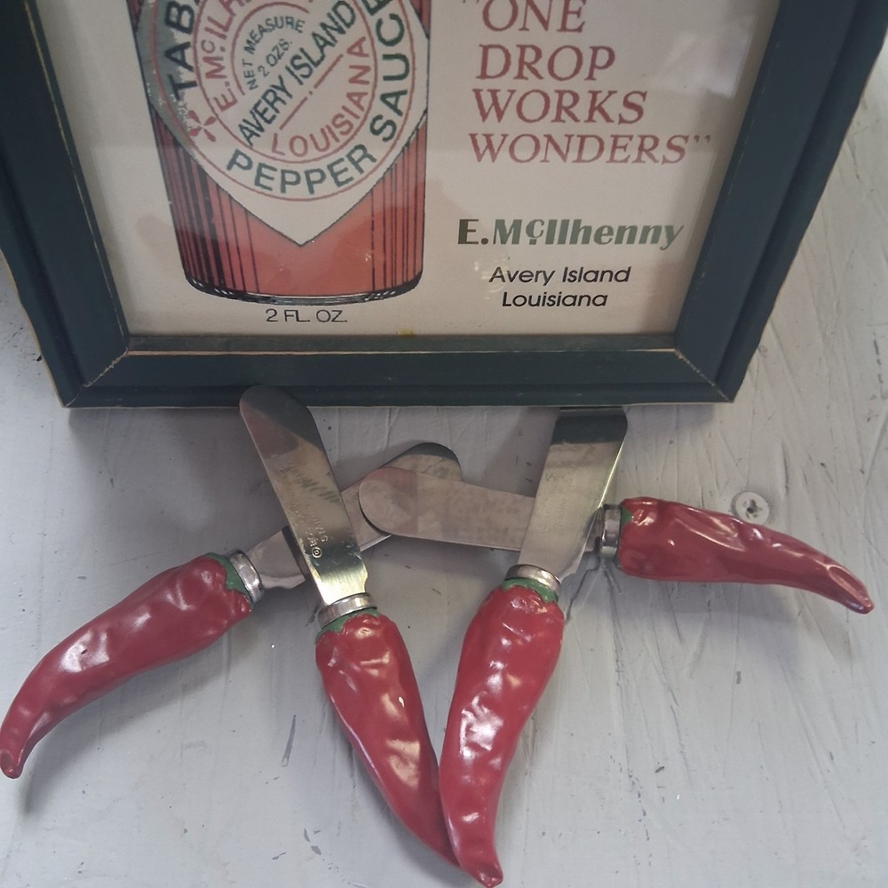 Red Hot Chili Peppers Butter Spreaders By Boston Warehouse (4 Pcs)